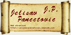 Jelisav Pančetović vizit kartica